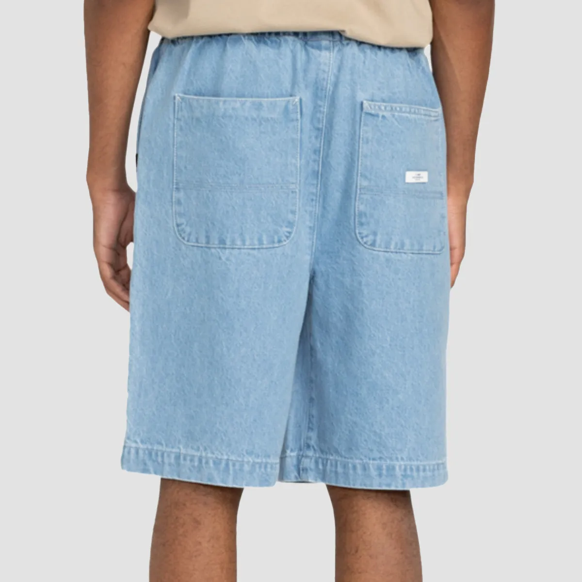 Element Chillin Big Denim Shorts Bleach