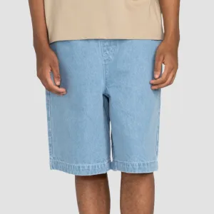 Element Chillin Big Denim Shorts Bleach