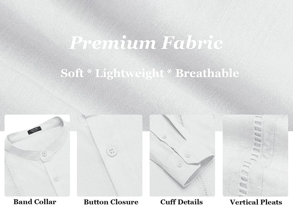 Embroidered Guayabera Linen Shirt (Live Only)
