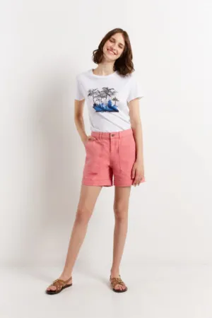 ERICA COLORFUL DENIM SHORTS