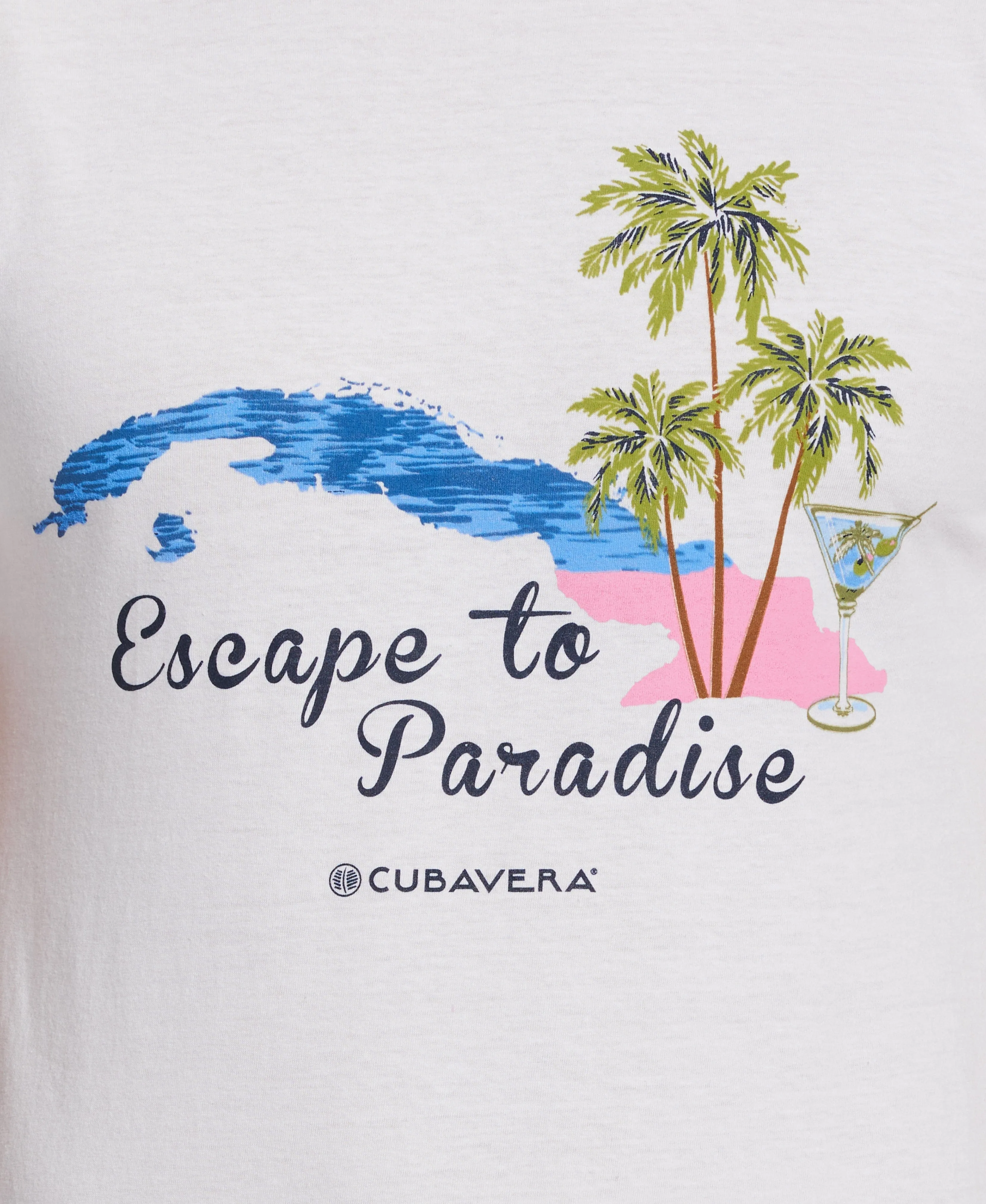 Escape To Paradise Print Tee