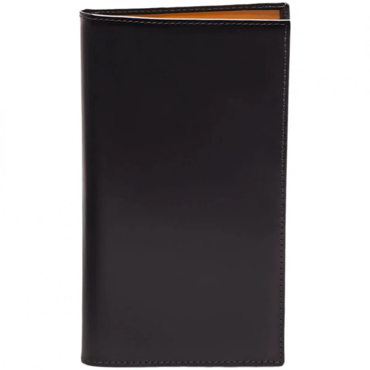 Ettinger Bridle Hide Coat Wallet with 8 Credit Card Slots, Black and London Tan