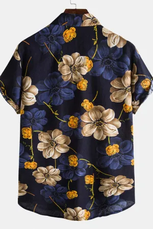 Floral Print Cotton Shirts