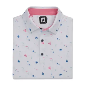 FootJoy Men's Clam Bake Print Lisle Self Collar