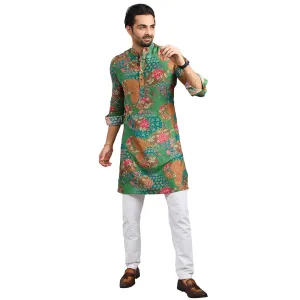 Forest Fern  Kurta  for Men