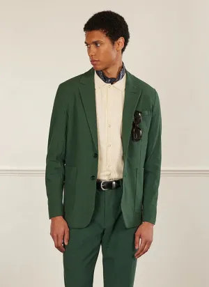 Forest Tailored Seersucker Blazer