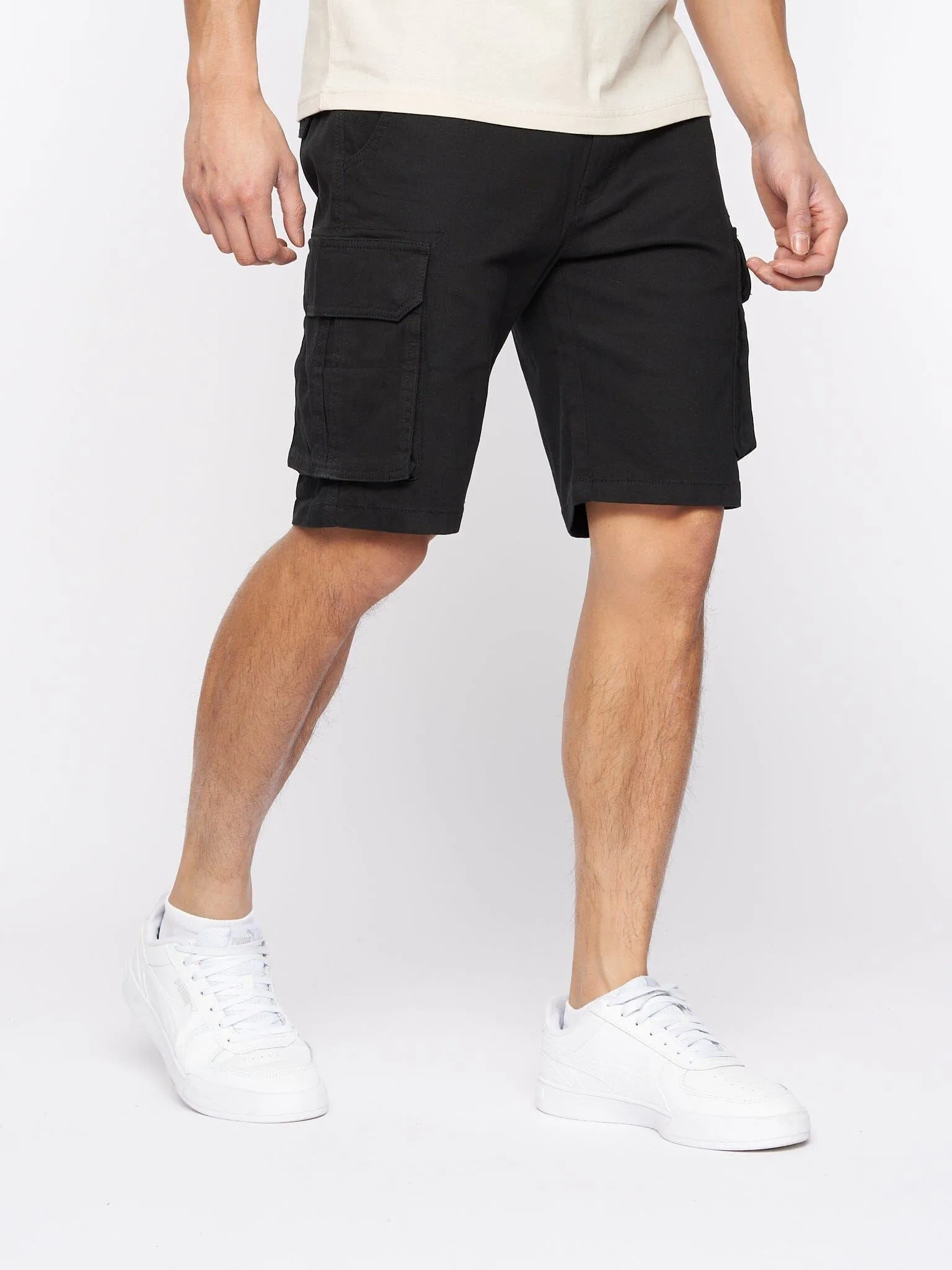 Frentons Cargo Shorts Black