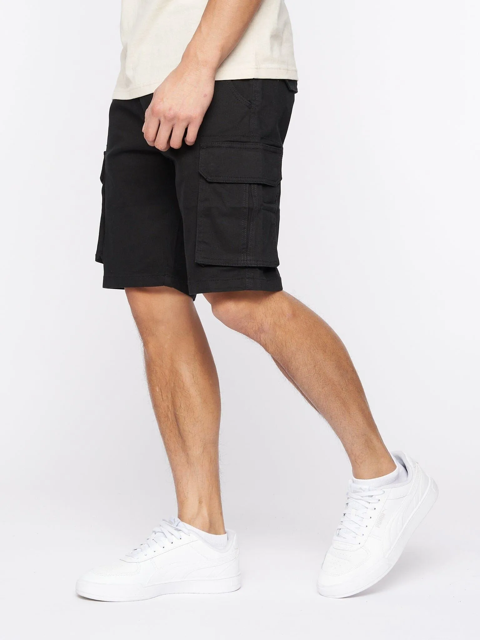 Frentons Cargo Shorts Black