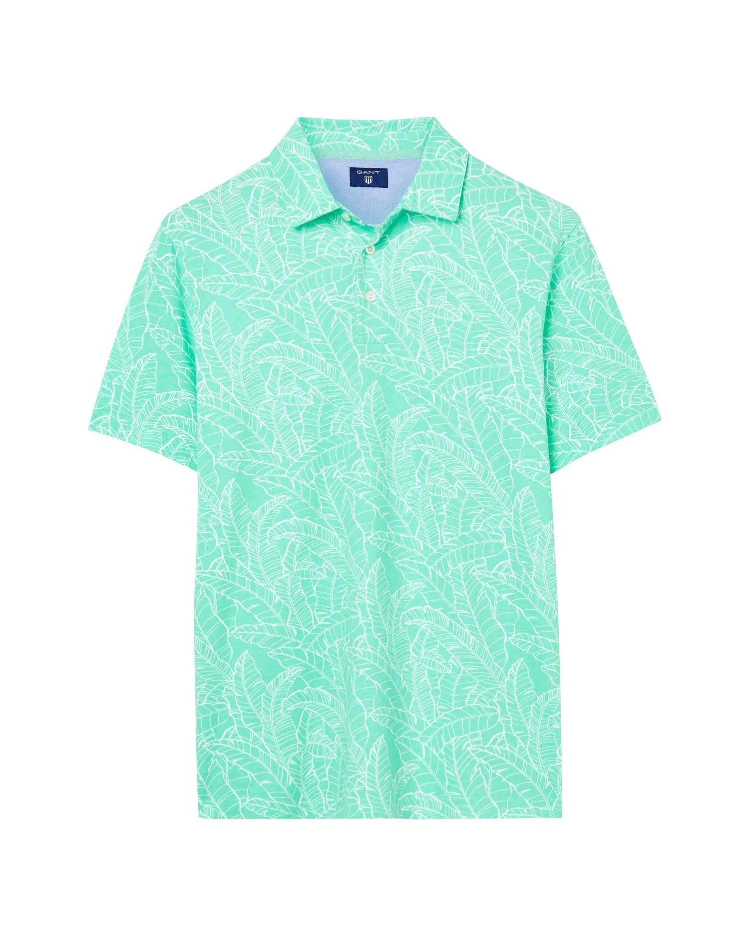 GANT Men's Banana Leaf Print Short Sleeve Rugger 222186 Size M $115 NWT