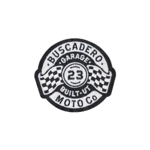 'Garage Built' Iron-on Embroidered Patch