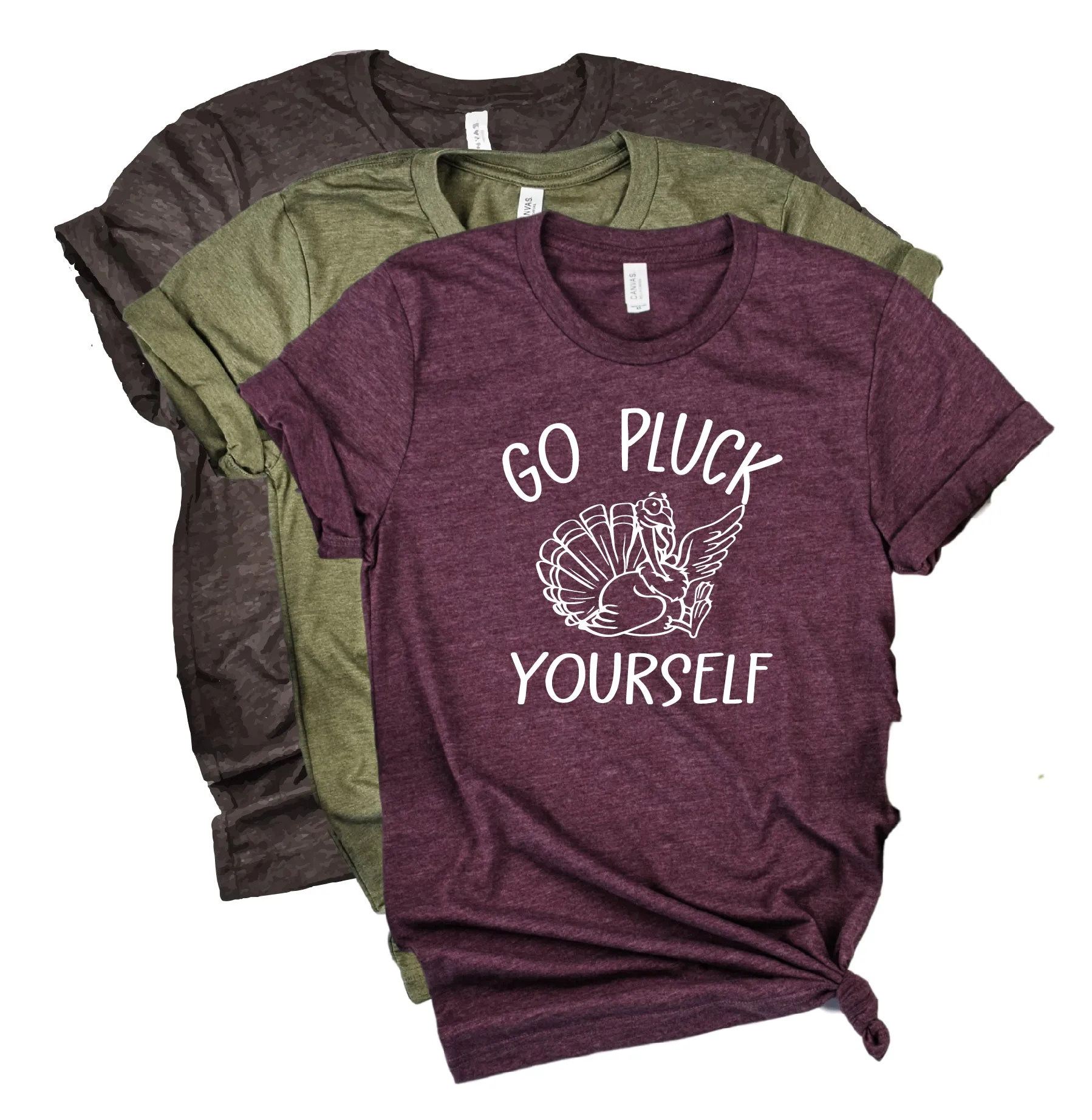 Go Pluck Yourself Shirt | Thanksgiving Shirt | Unisex Crew