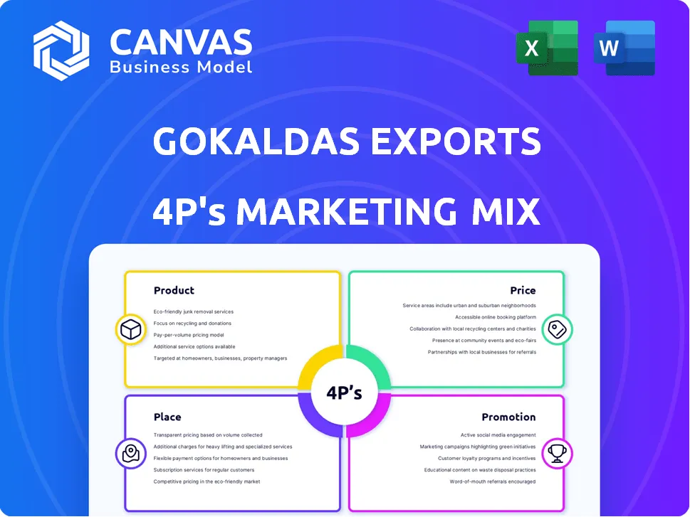 GOKALDAS EXPORTS MARKETING MIX