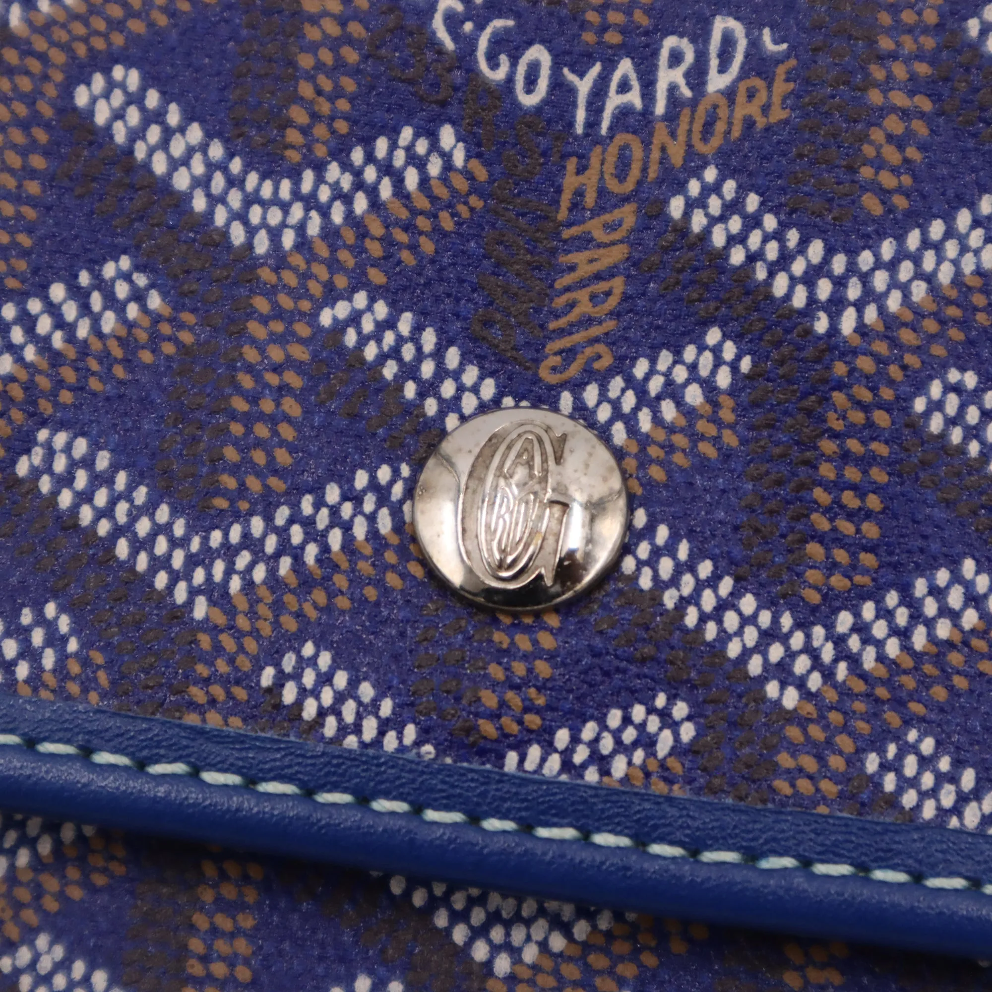 Goyard Saint Louis Goyardine Canvas PM Tote Bag