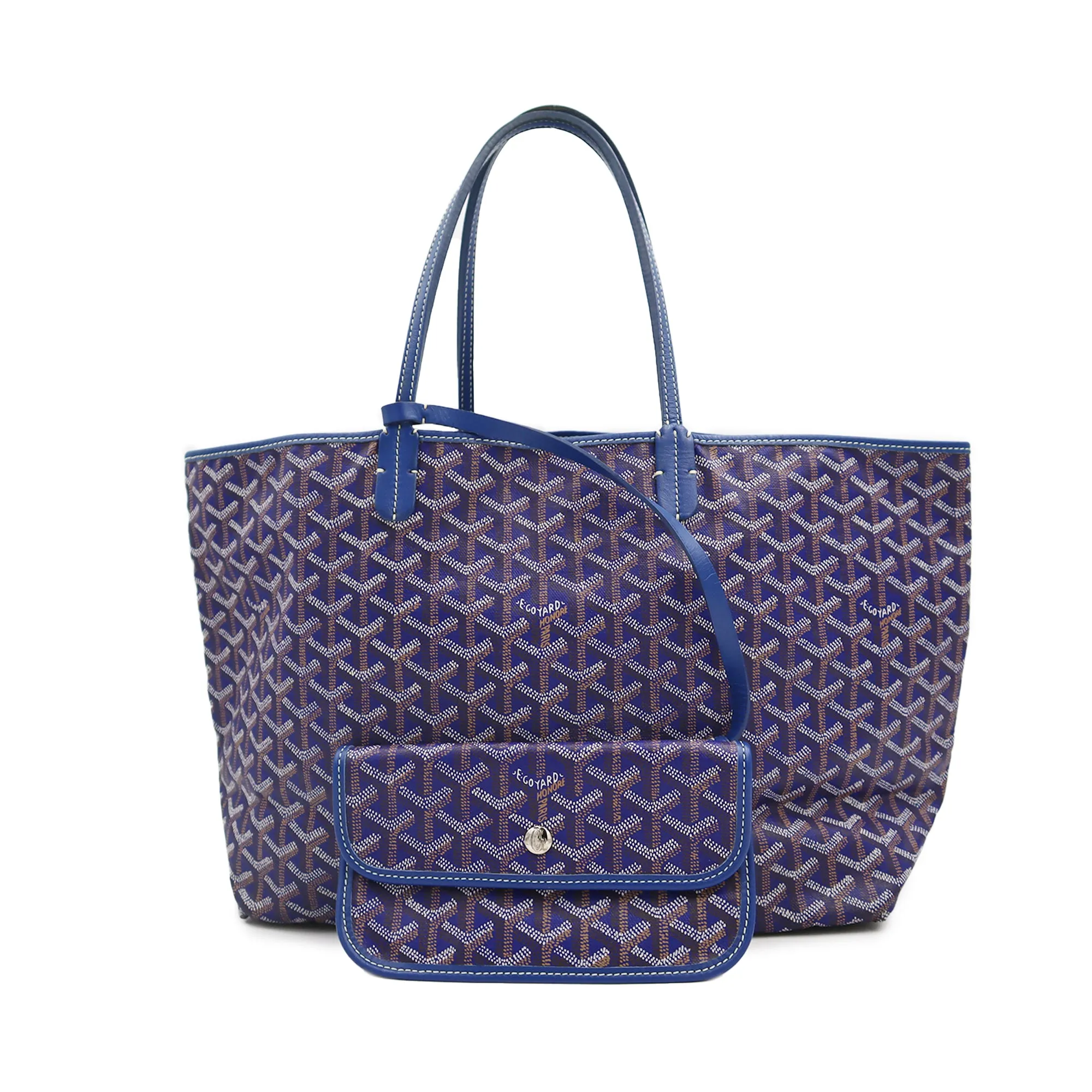 Goyard Saint Louis Goyardine Canvas PM Tote Bag
