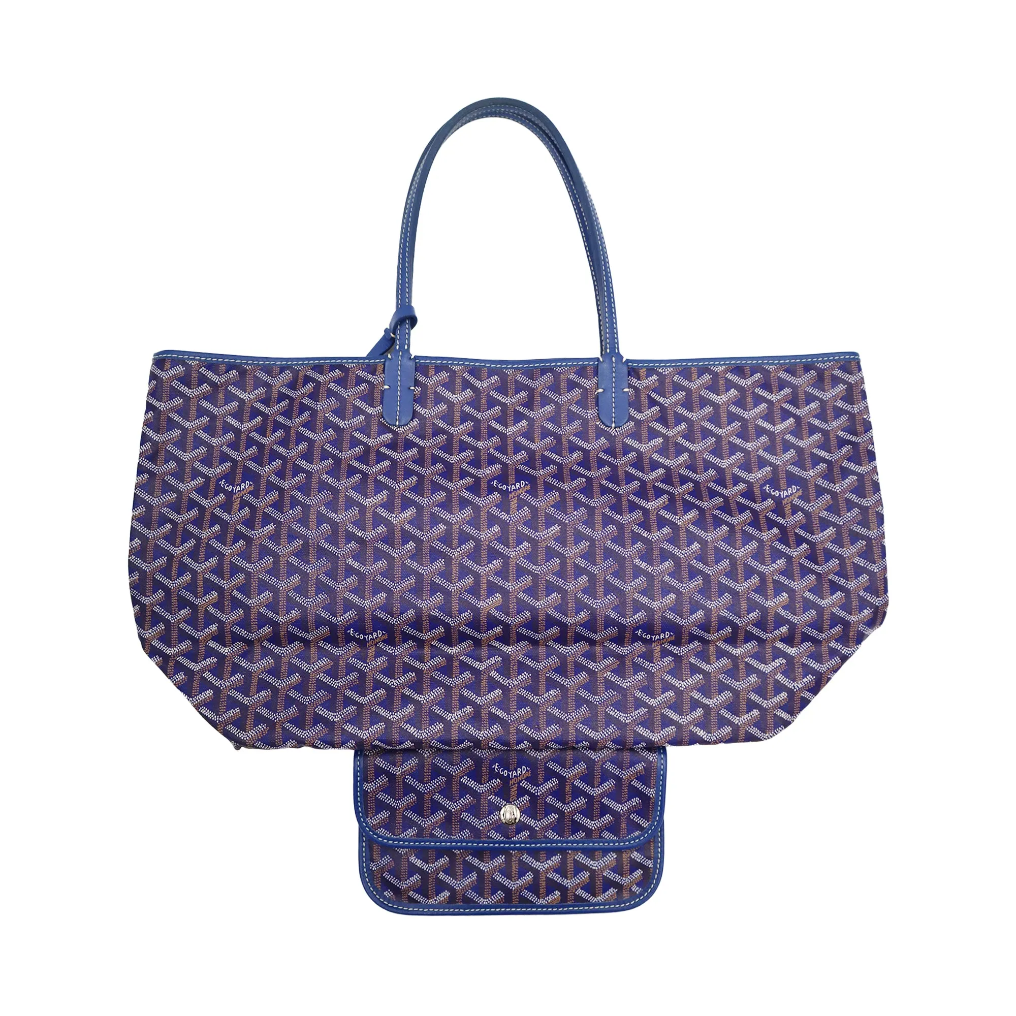 Goyard Saint Louis Goyardine Canvas PM Tote Bag