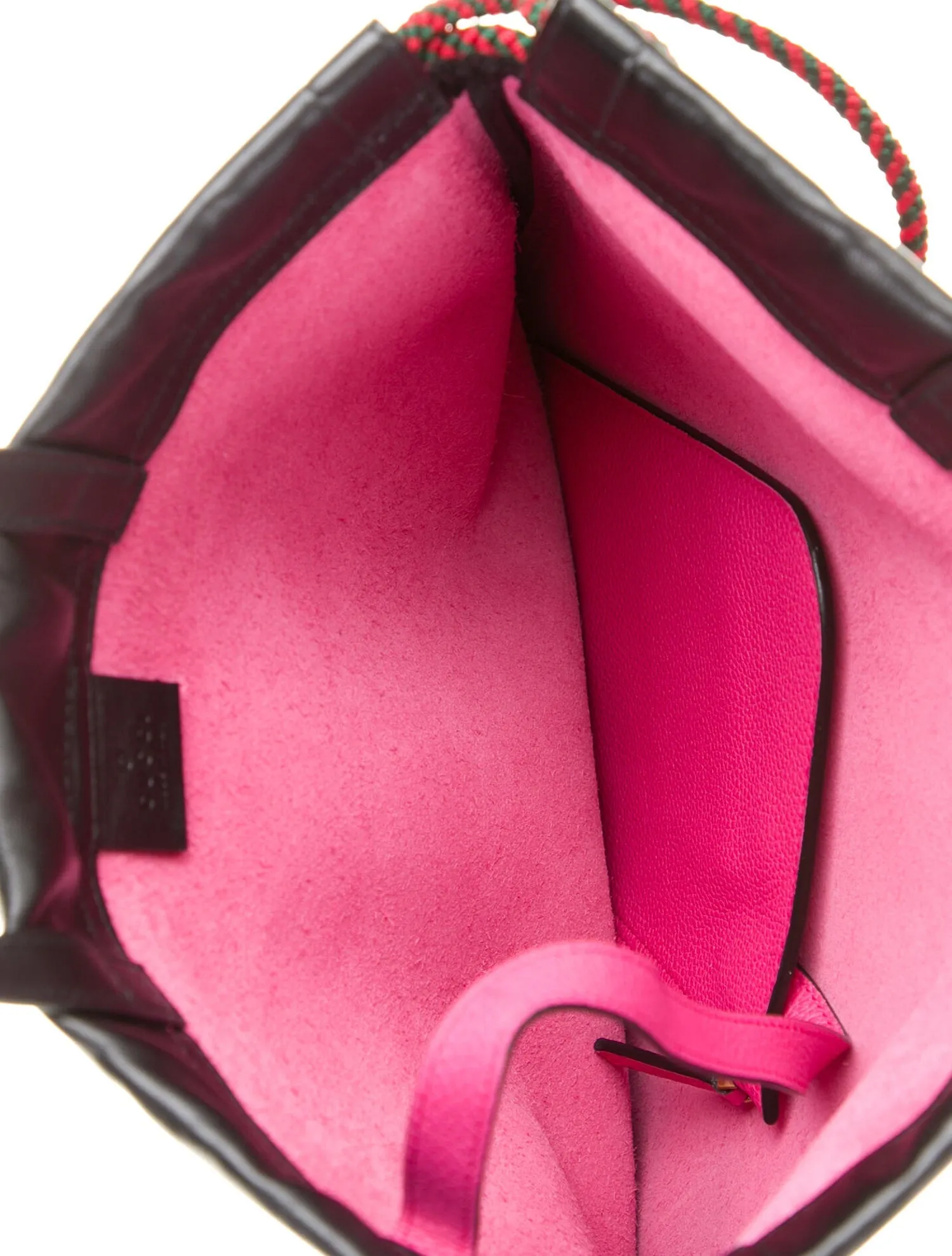 Gucci 2018 Leather Drawstring Backpack in Pink with Pouch
