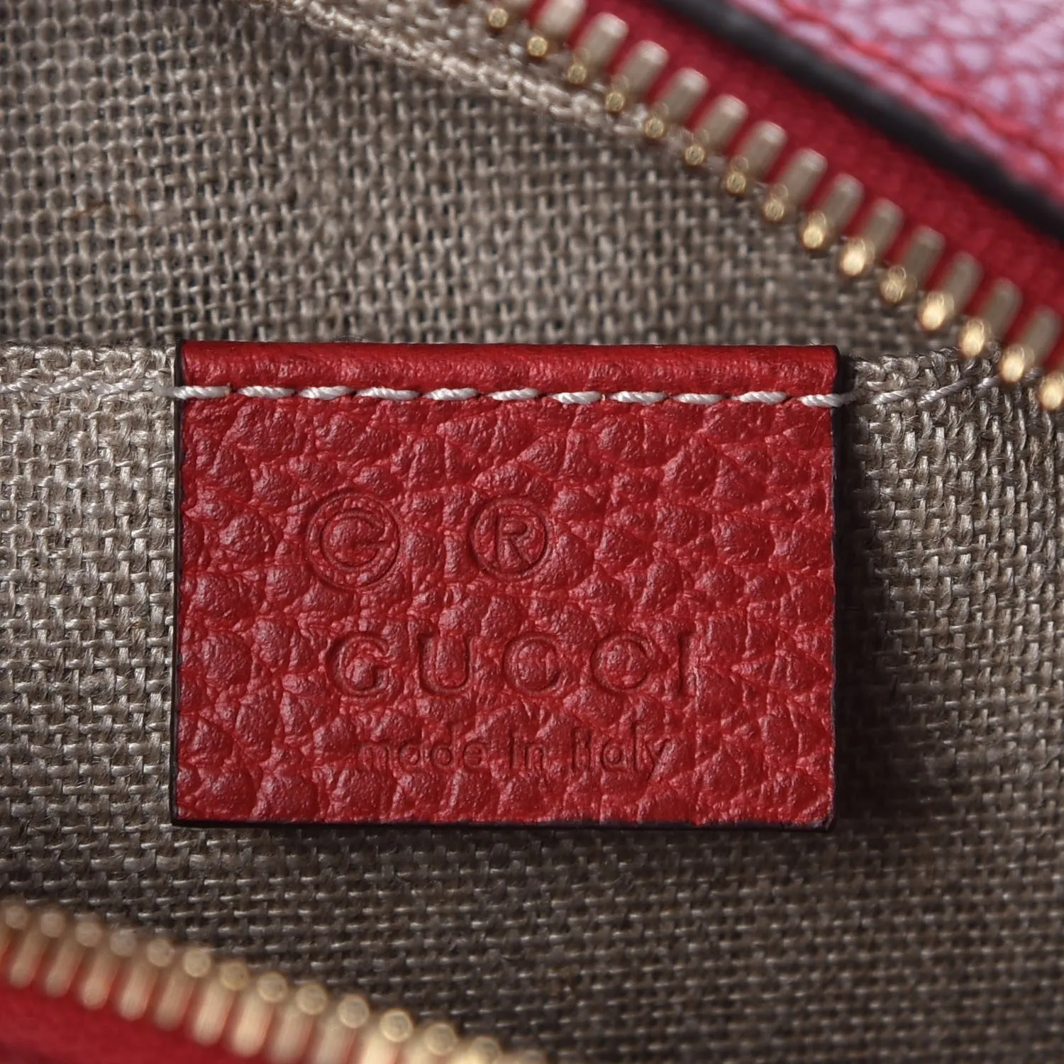 Gucci Canvas Supreme Camera Bag Red