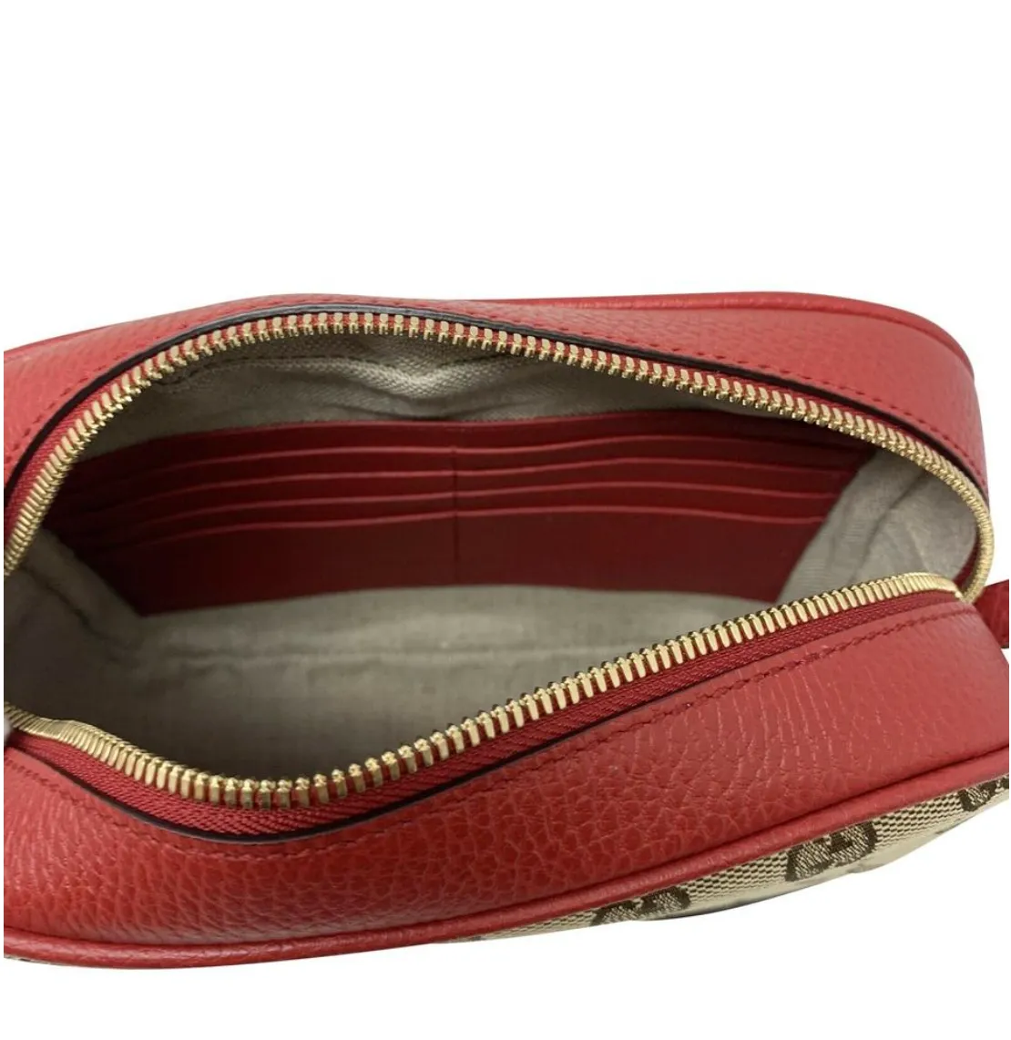 Gucci Canvas Supreme Camera Bag Red