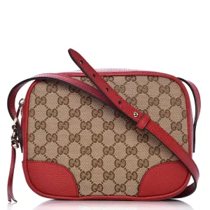 Gucci Canvas Supreme Camera Bag Red