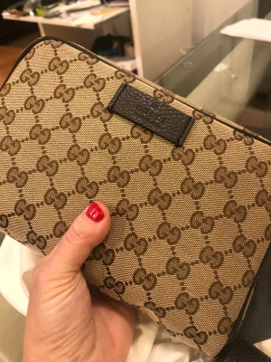 Gucci GG Guccissima Belt Bag in Beige