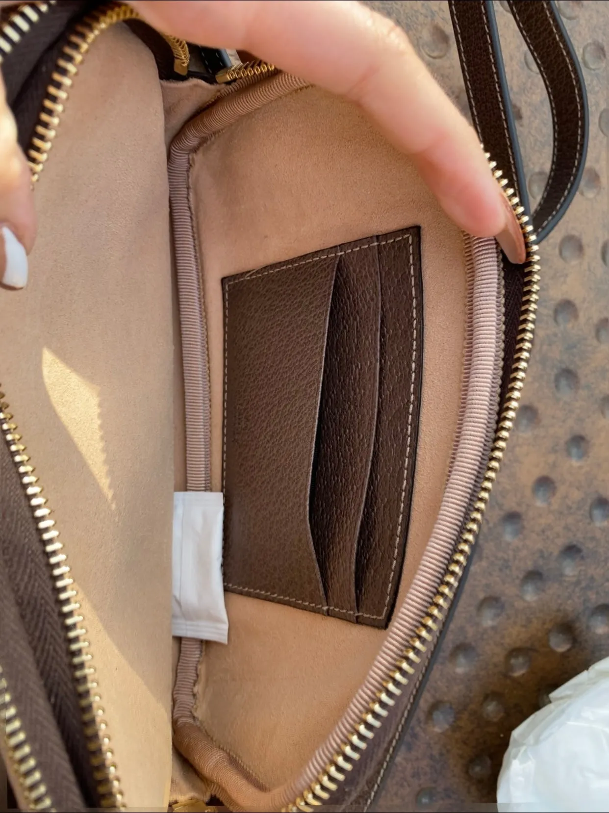 Gucci Ophidia Interlocking GG Canvas with Webbing Shoulder Bag