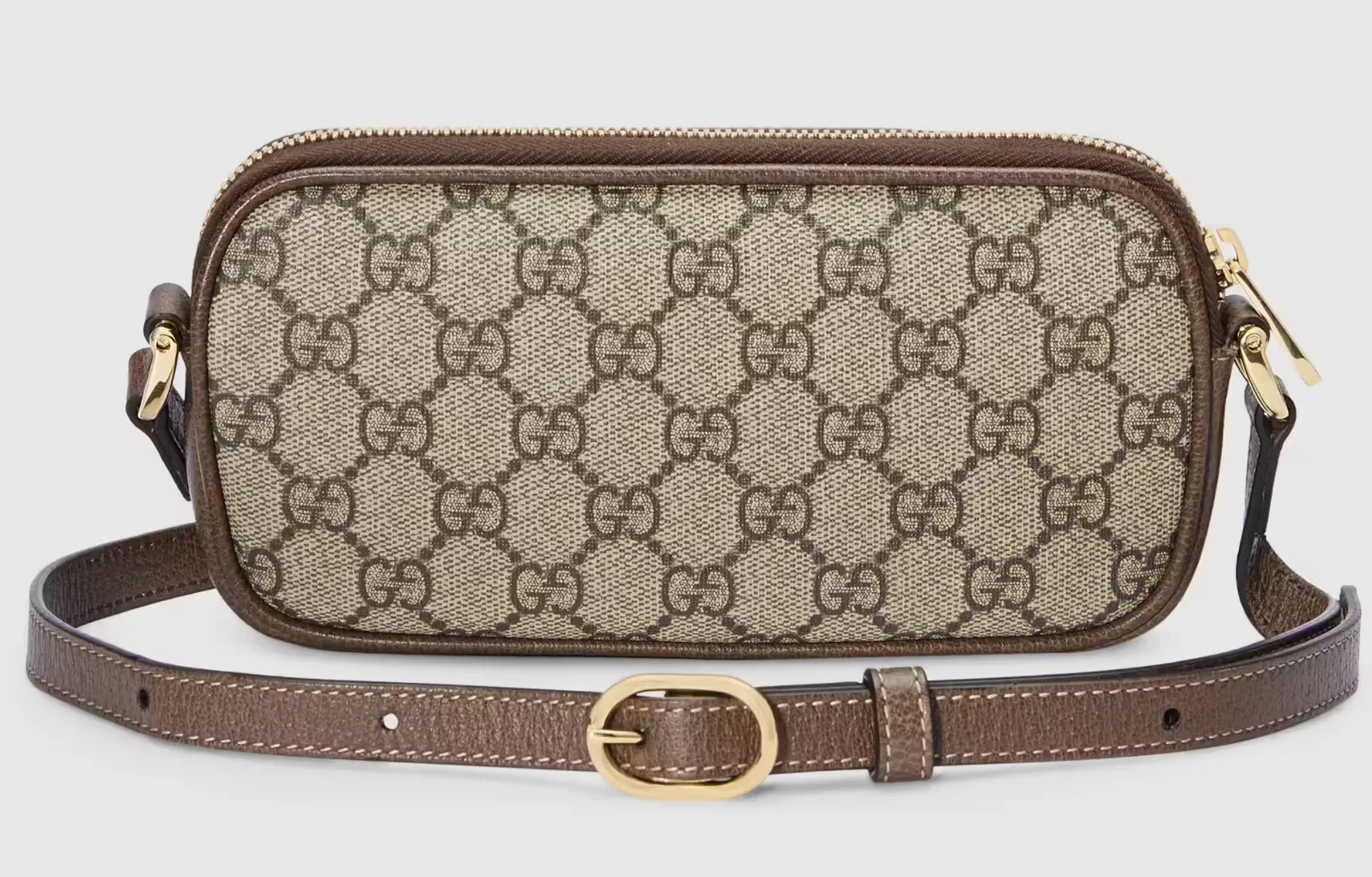 Gucci Ophidia Interlocking GG Canvas with Webbing Shoulder Bag