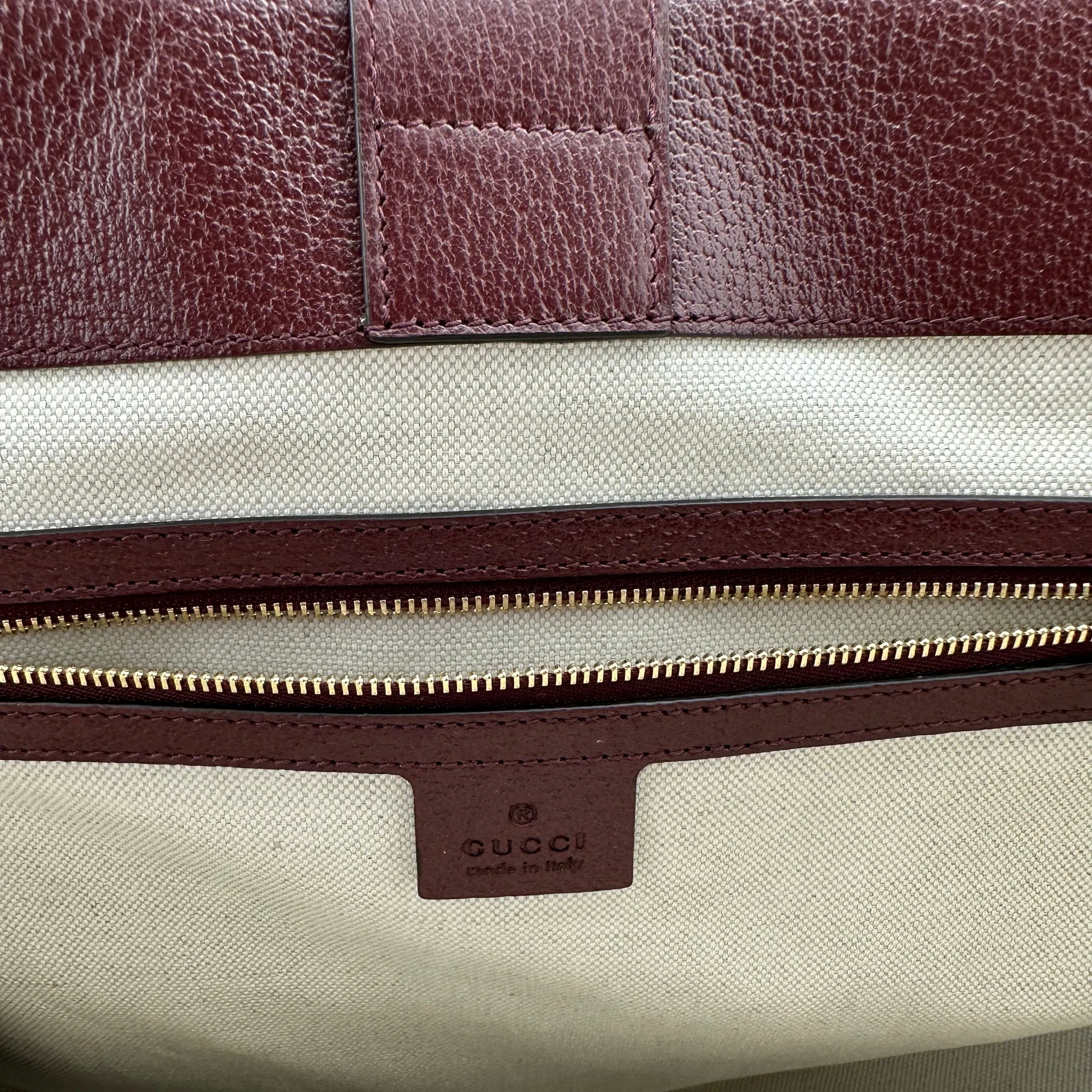 Gucci Ophidia Medium Tote Bag in Burgundy