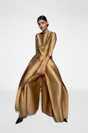 Handwoven Silk Brocade Jumpsuit