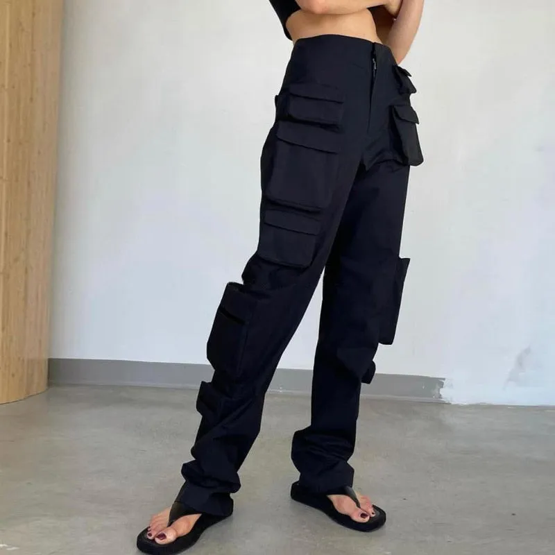 Heavy Industry High Waist Straight Pants