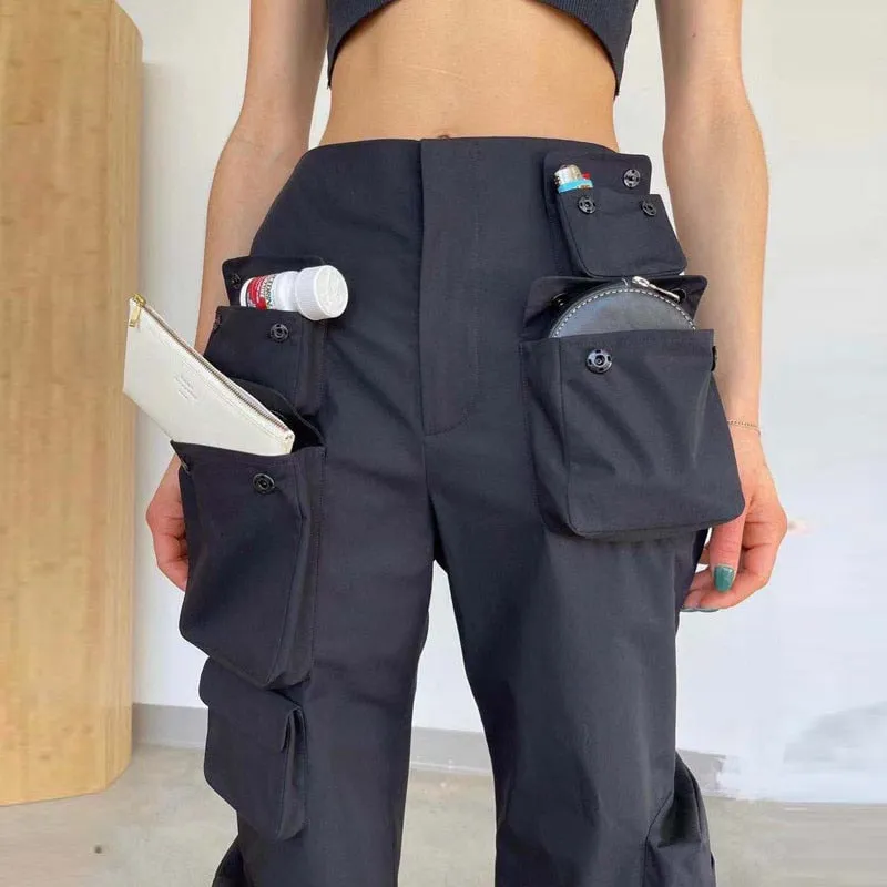 Heavy Industry High Waist Straight Pants