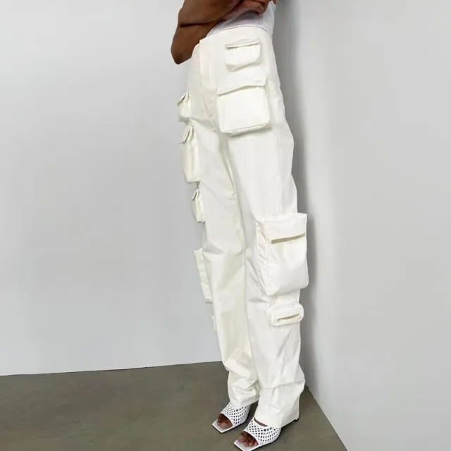 Heavy Industry High Waist Straight Pants