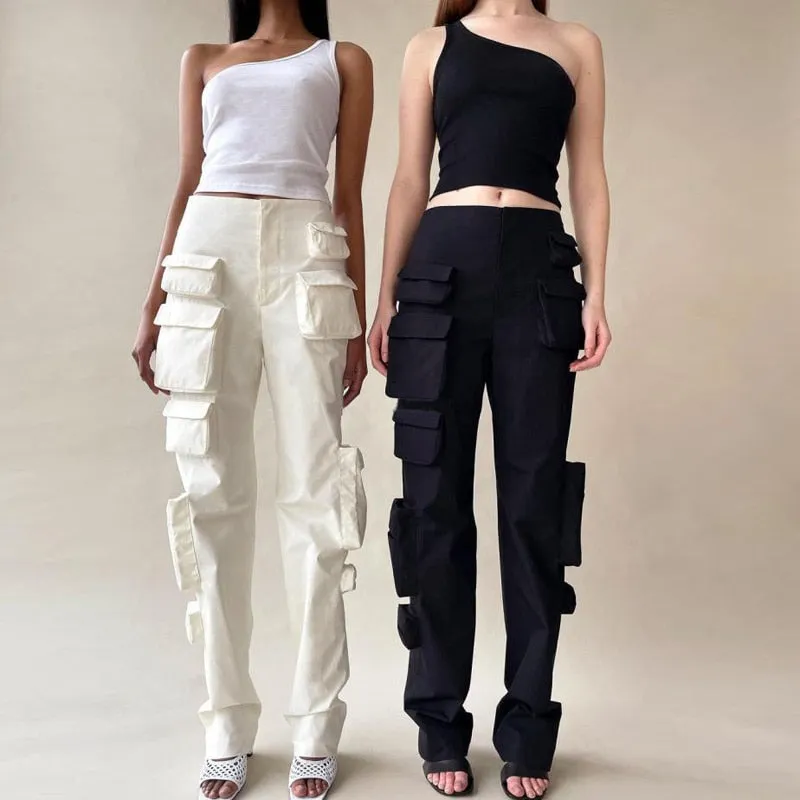 Heavy Industry High Waist Straight Pants