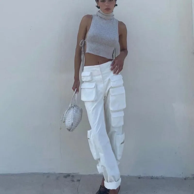 Heavy Industry High Waist Straight Pants