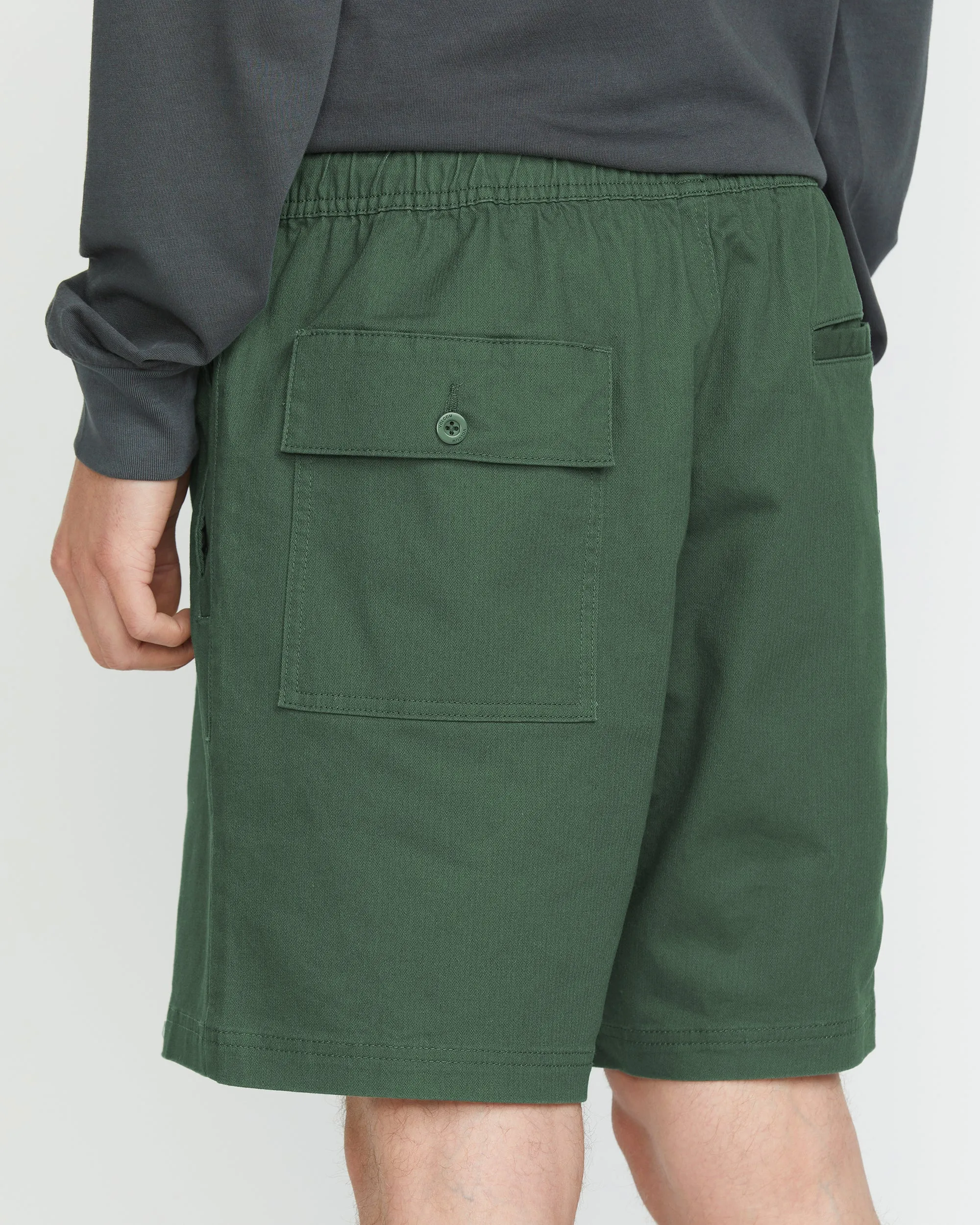 High Stone Elasticated Waist 18" Short - ALPINE