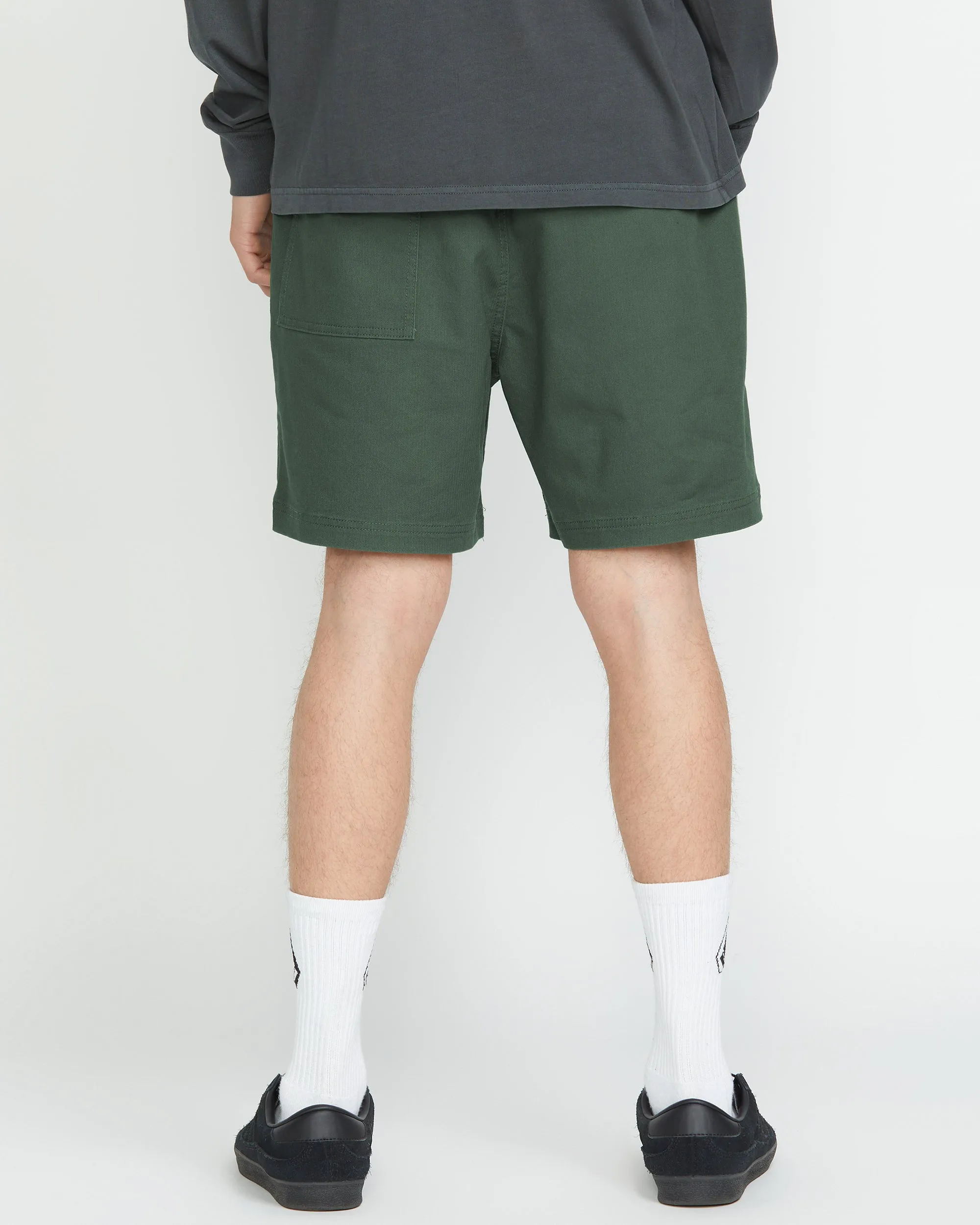 High Stone Elasticated Waist 18" Short - ALPINE