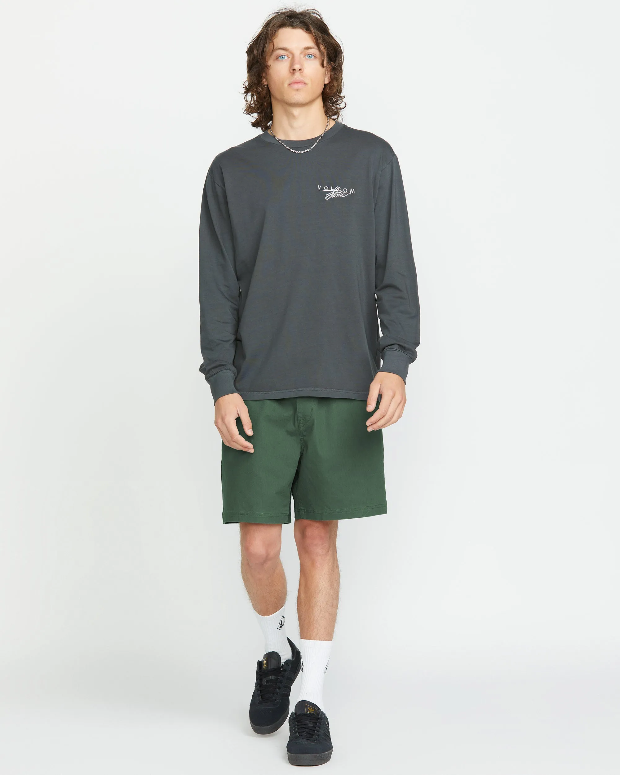 High Stone Elasticated Waist 18" Short - ALPINE