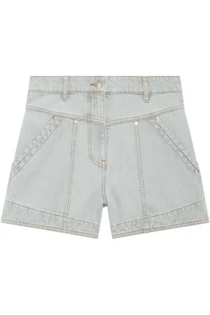 Hippolie High-Waisted Shorts | Light Grey