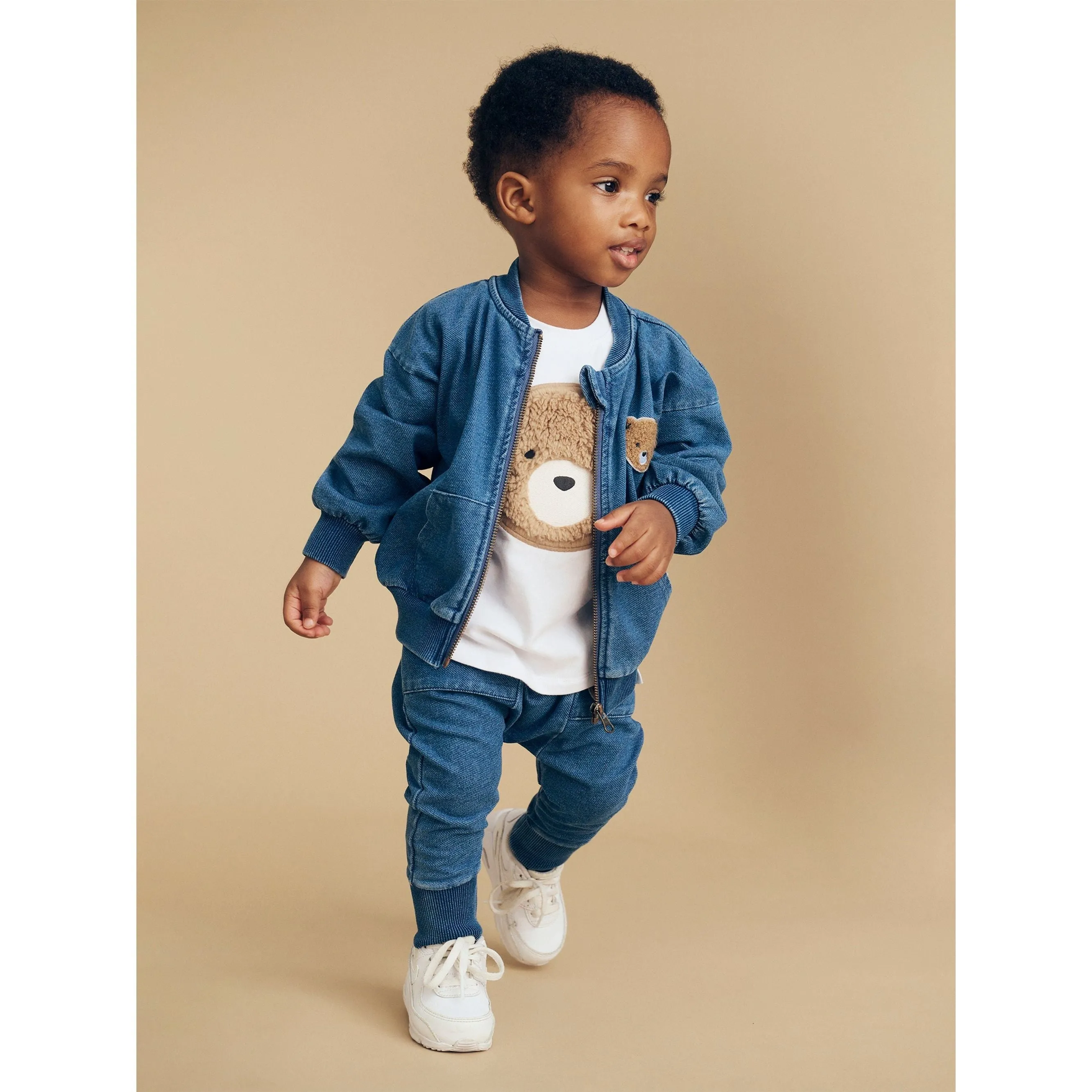 Huxbear Knit Deni Drop Crotch Pant