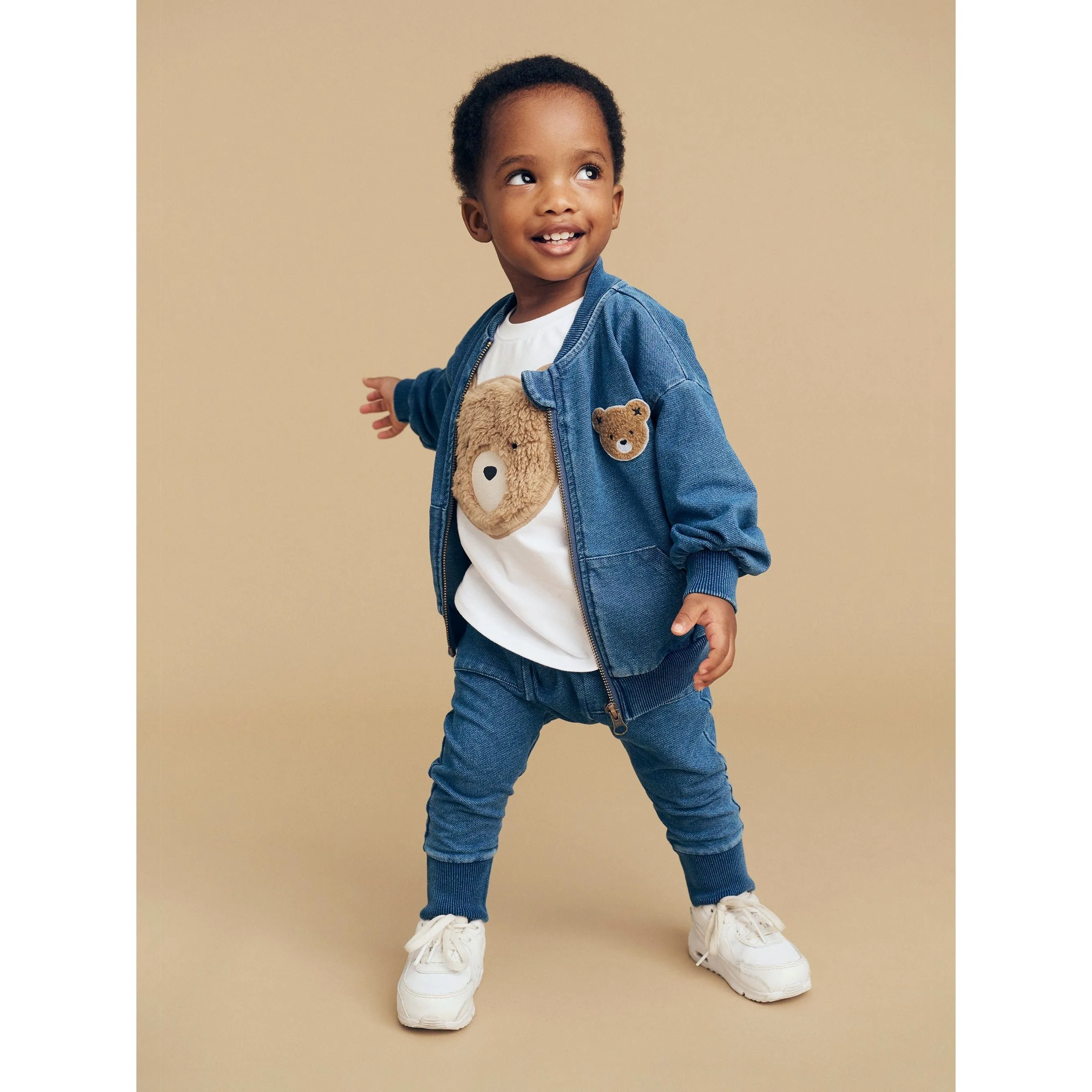Huxbear Knit Deni Drop Crotch Pant