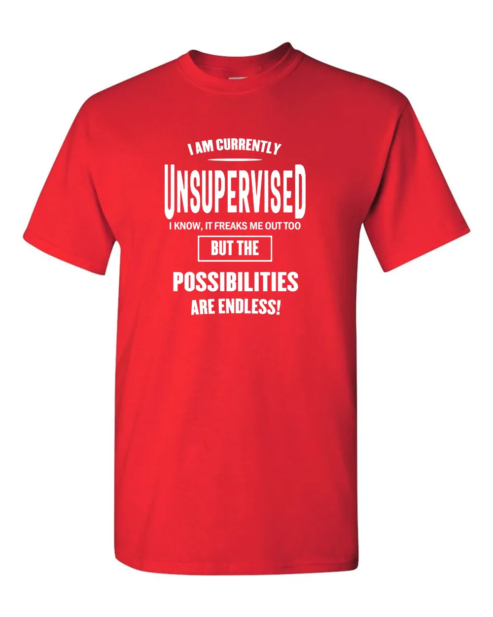I Am Currently Unsupervised Adult Humor T-shirt Funny T Shirt