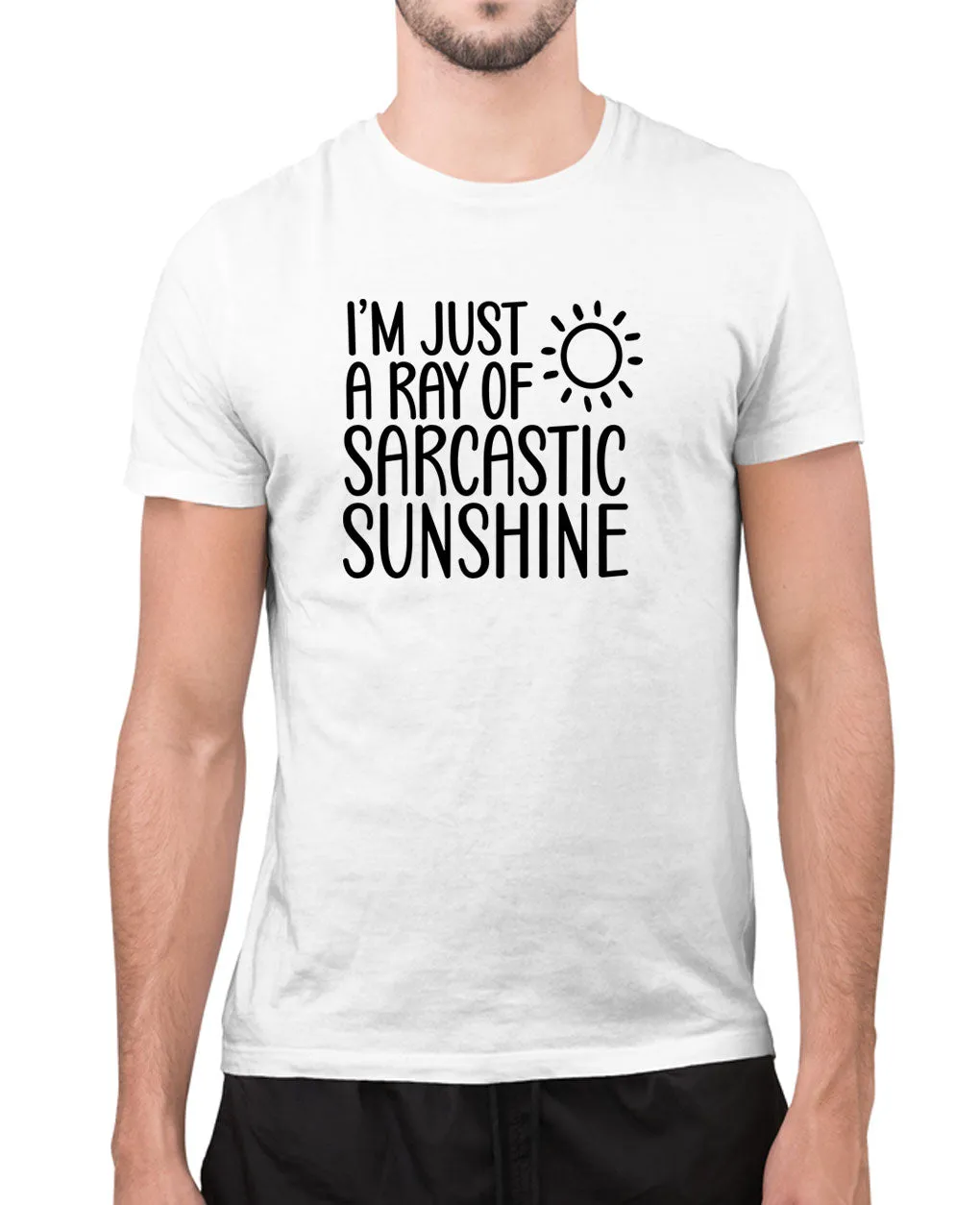 I'm Just a ray of sarcastic sunshine t-shirt, novelty t-shirt