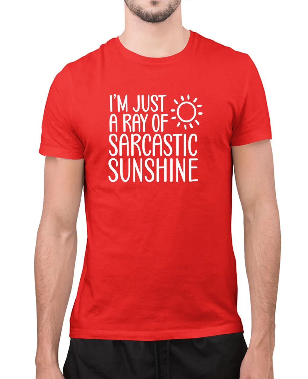 I'm Just a ray of sarcastic sunshine t-shirt, novelty t-shirt