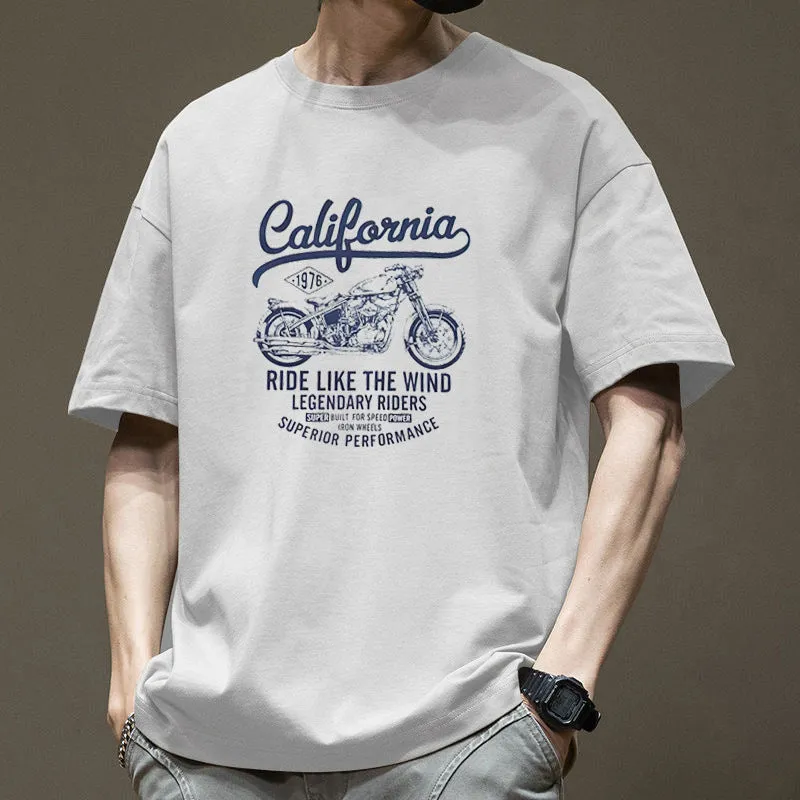 INSTOCK- Men's short-sleeved cotton T-shirt