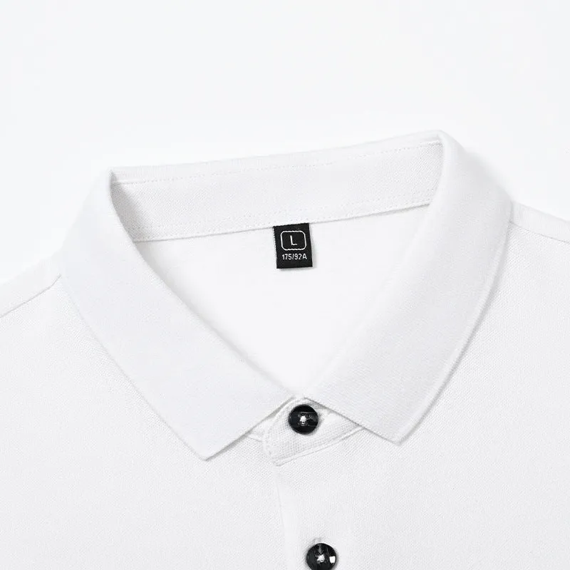 INSTOCK- Men's Summer Business Casual Lapel High-end T-shirt