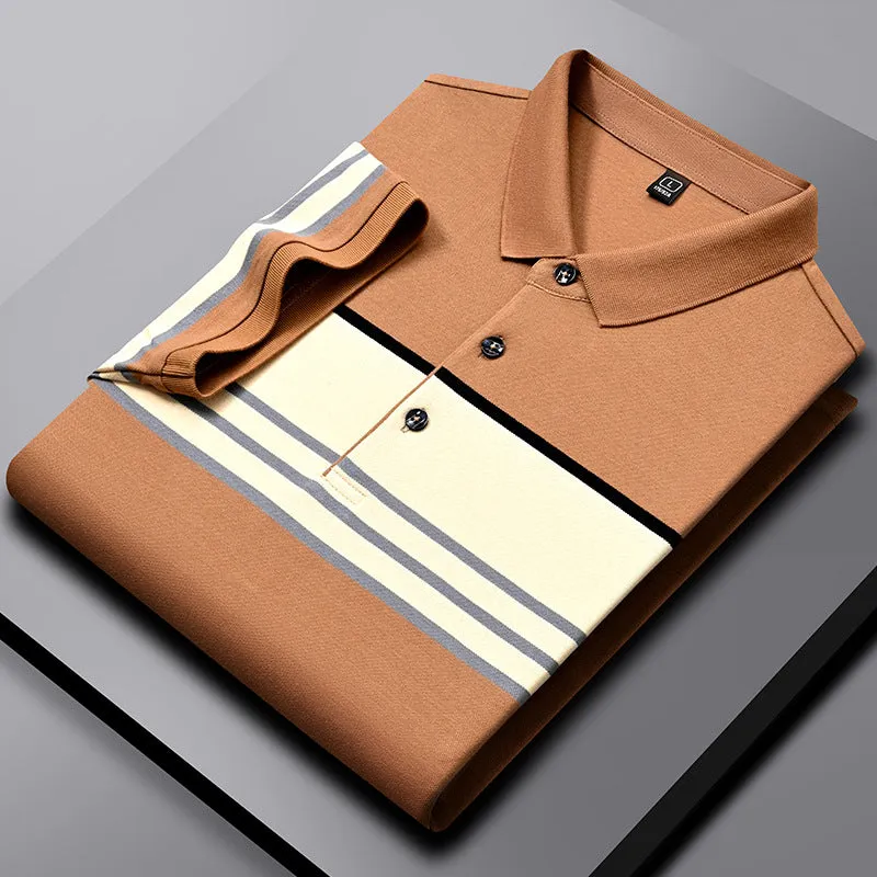 INSTOCK- Men's Summer Business Casual Lapel High-end T-shirt
