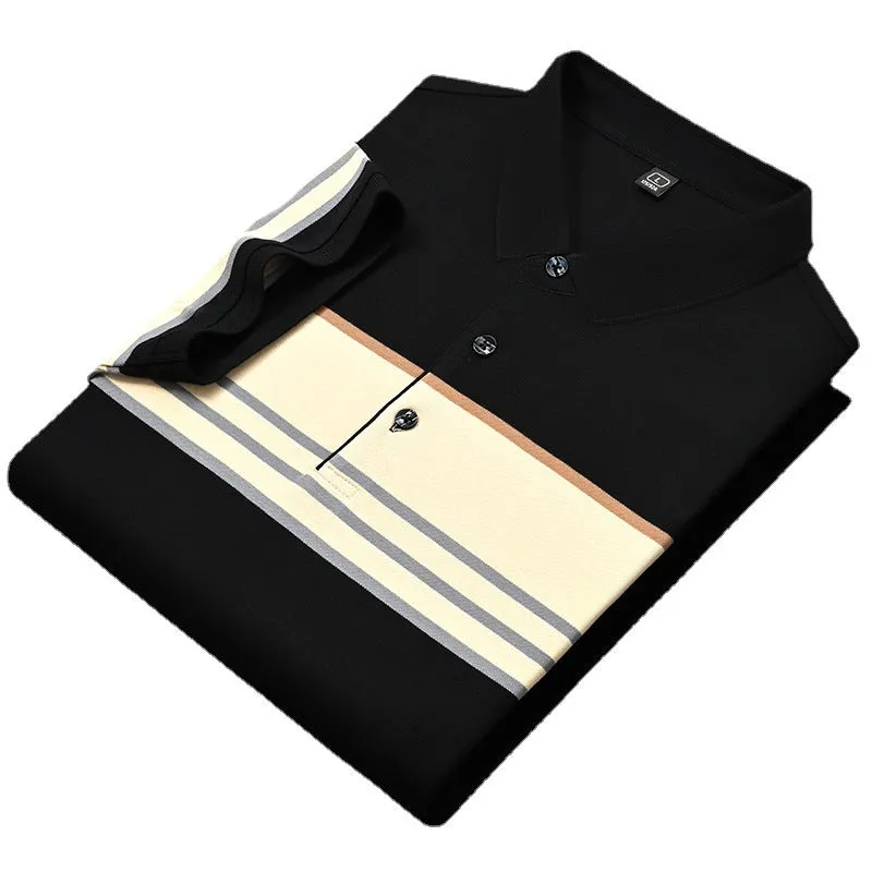 INSTOCK- Men's Summer Business Casual Lapel High-end T-shirt