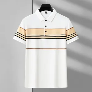 INSTOCK- Men's Summer Business Casual Lapel High-end T-shirt
