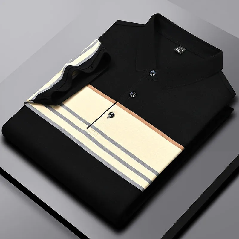 INSTOCK- Men's Summer Business Casual Lapel High-end T-shirt