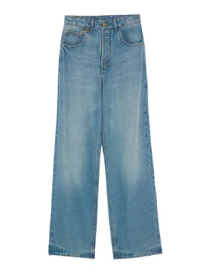 Jacquemus Le De-Nimes Large in Blue/Tabac