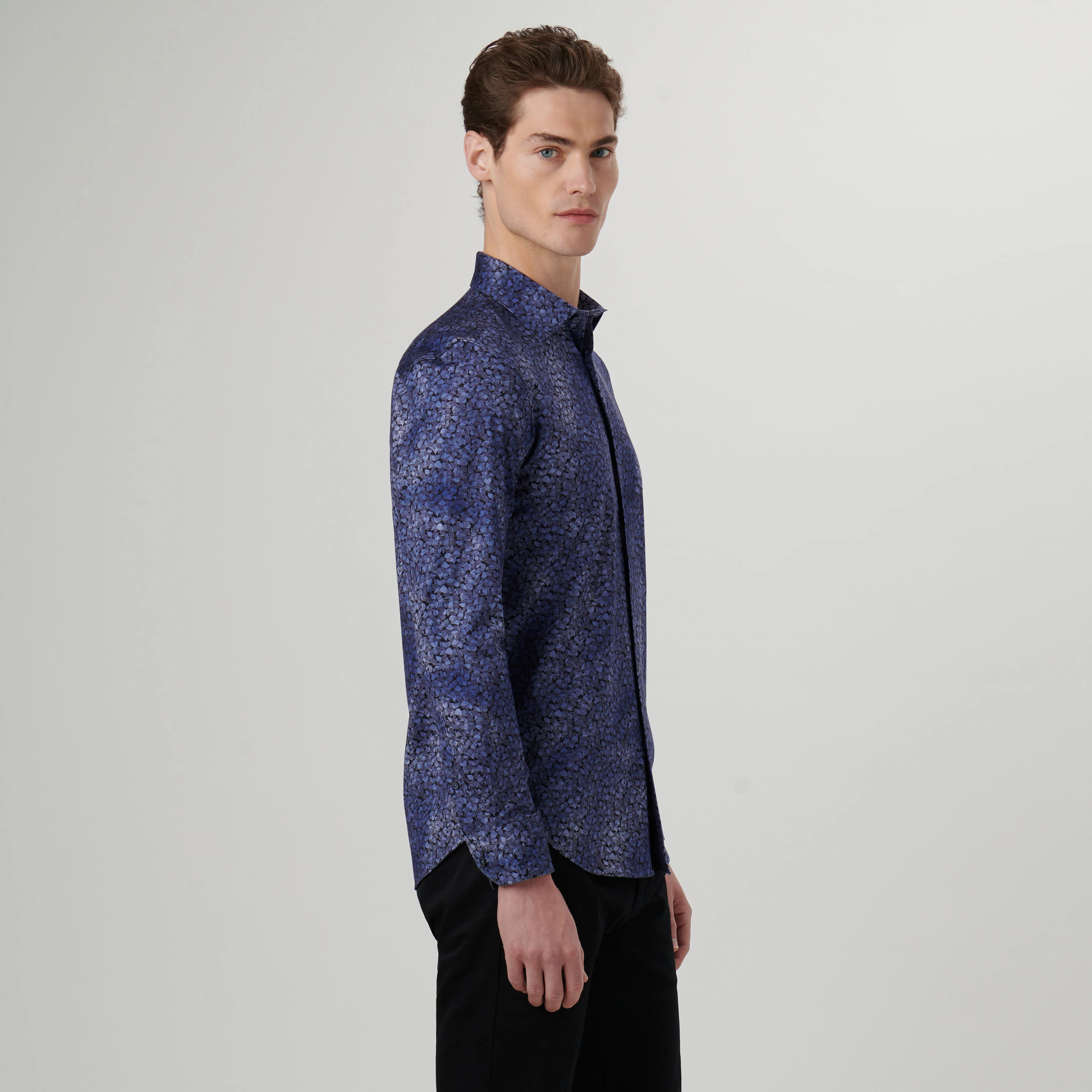 James Leaf Print OoohCotton Shirt